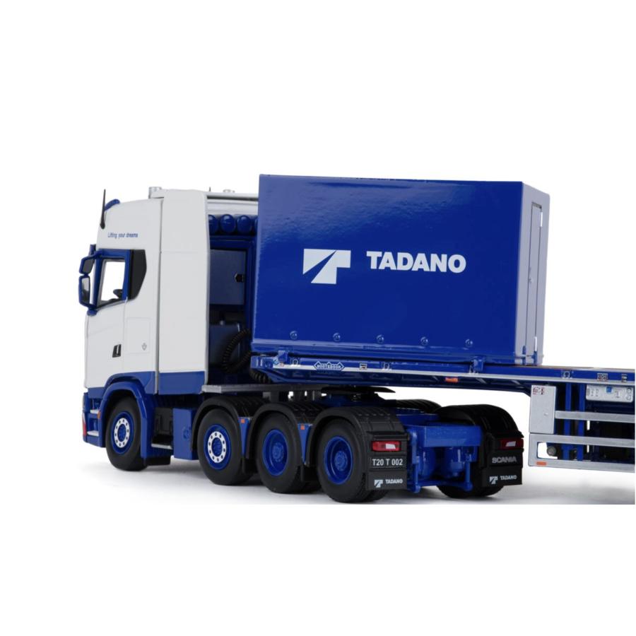 IMC 1/50 SCANIA S-Serie high roof Nooteboom flatbad trailer IMC 1/50 SCANIA S-Serie high roof Nooteboom flatbad trailer
