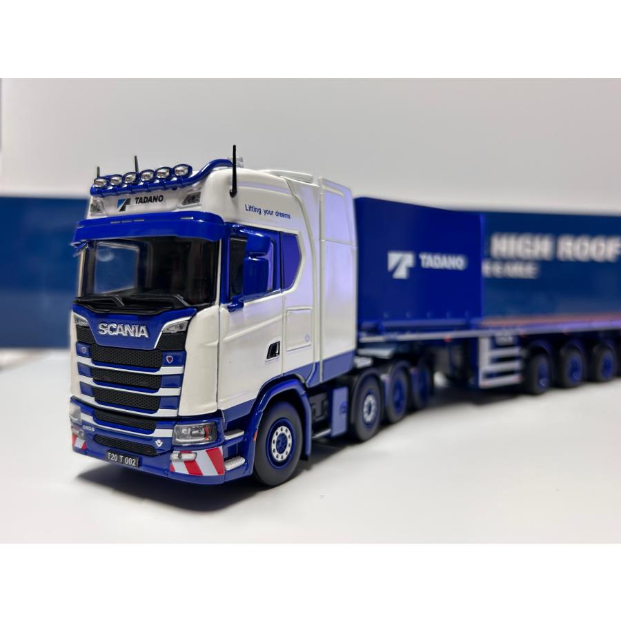IMC 1/50 SCANIA S-Serie high roof Nooteboom flatbad trailer IMC 1/50 SCANIA S-Serie high roof Nooteboom flatbad trailer