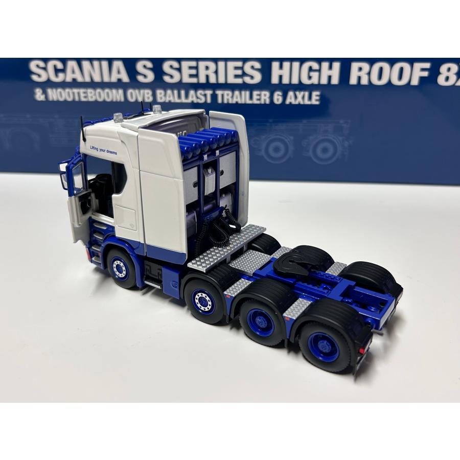 IMC 1/50 SCANIA S-Serie high roof Nooteboom flatbad trailer IMC 1/50 SCANIA S-Serie high roof Nooteboom flatbad trailer