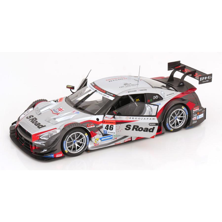 エブロ NISSAN GT-R SUPER GT GT500 2015 1/18 Ebbro 1/18 Nissan GT-R GT500 #46 Super GT タイ 2015 Motoyama 日産