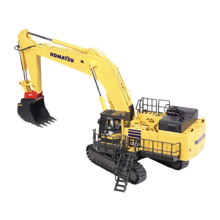 NZG 1/50 KOMATSU PC 1250-11 excavator with Lehnhoff quick coupler