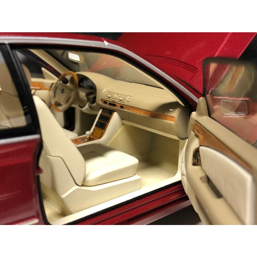 norev 1/18 Mercedes Benz CL 600 C140 1997 redmetalic