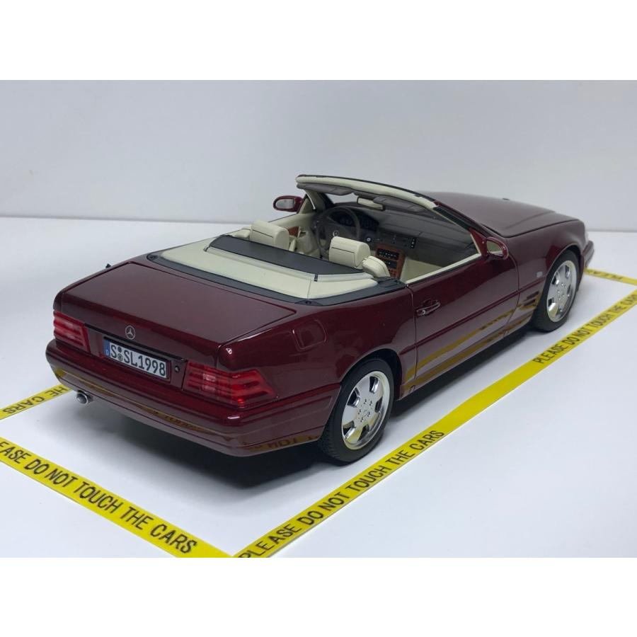 norev 1/18 Mercedes Benz 500 SL (R129) 1998-2001 amber red メルセデス ベンツ ノ ...
