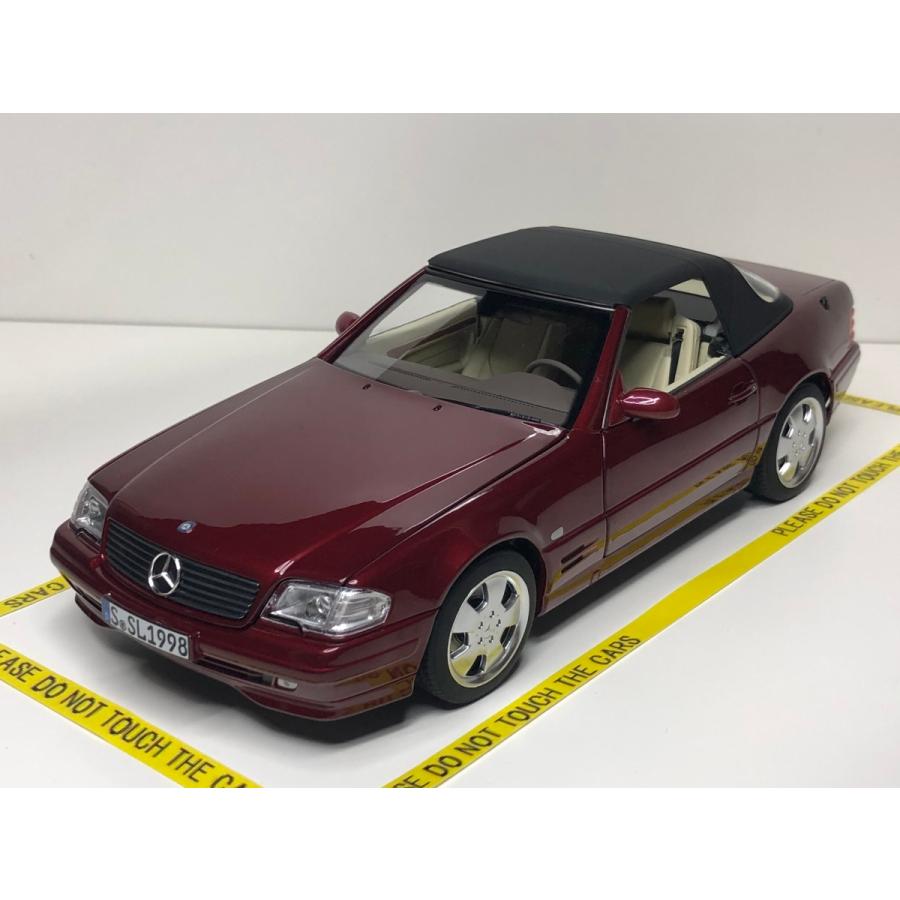 norev 1/18 Mercedes Benz 500 SL (R129) 1998-2001 amber red