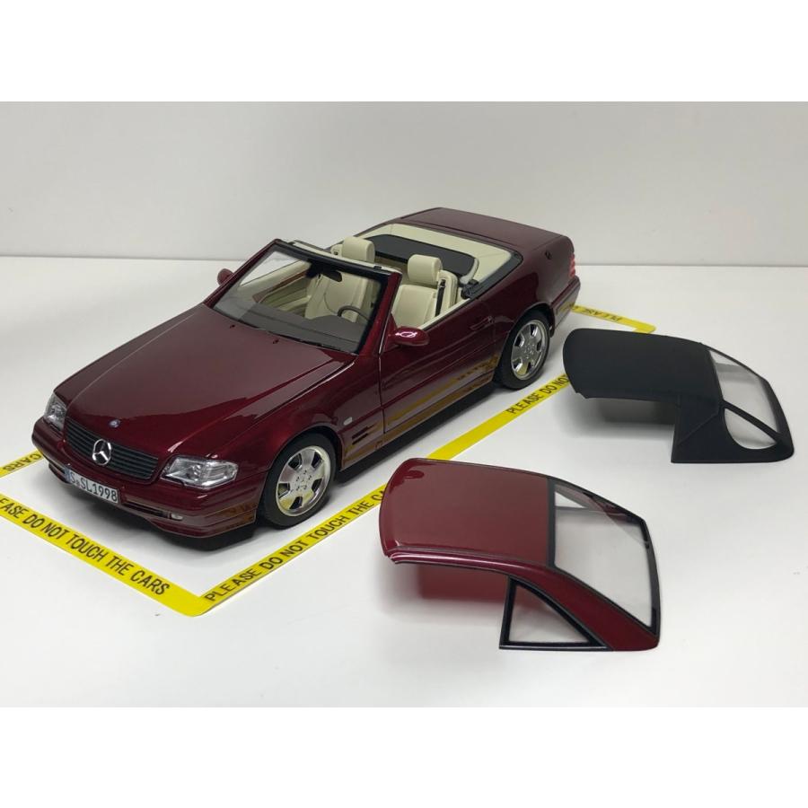 norev 1/18 Mercedes Benz 500 SL (R129) 1998-2001 amber red