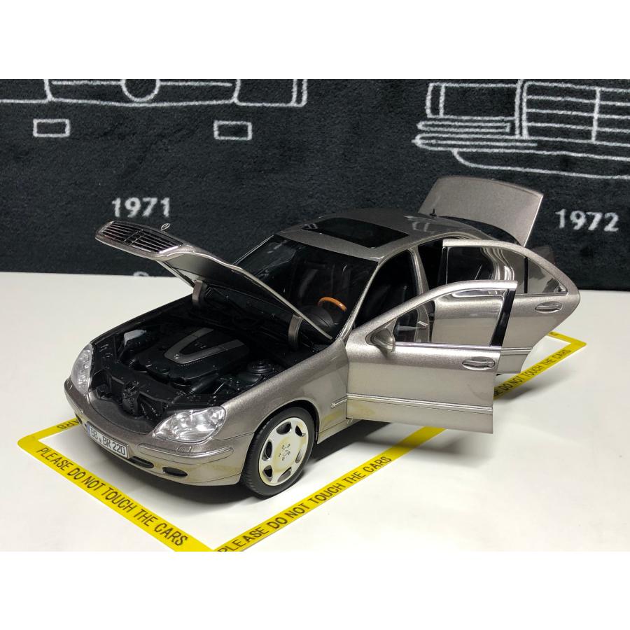 norev 1/18 Mercedes Benz S 600 V220 2000-2005 lightgrey-metallic　メルセデス　ベンツ　ノレブ　ディーラー限定モデル 