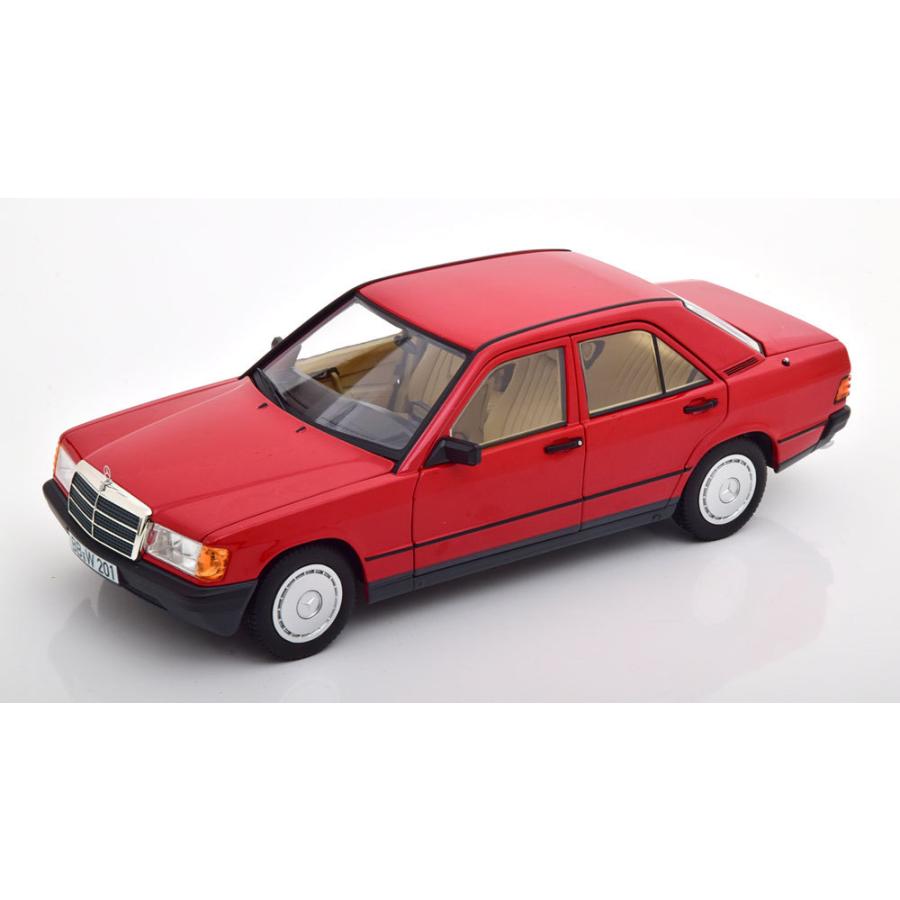 norev 1/18 Mercedes Benz 190E W201 1982-1988 red メルセデス ベンツ