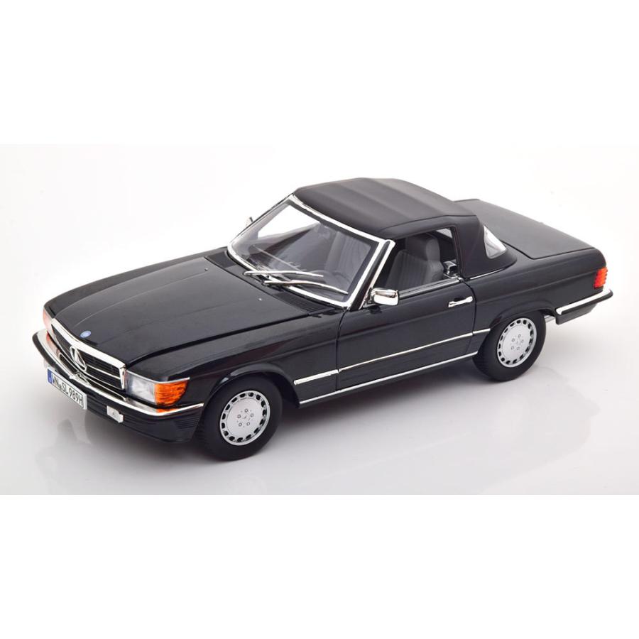 norev 1/18 Mercedes Benz 300 SL Convertible (R107) 1985-89 blue 