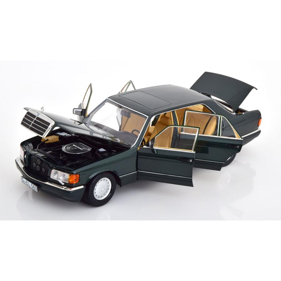 norev 1/18 Mercedes Benz 560 SEL W126 1985-1991 darkgreen norev 1/18 Mercedes Benz 560 SEL W126 1985-1991 darkgreen