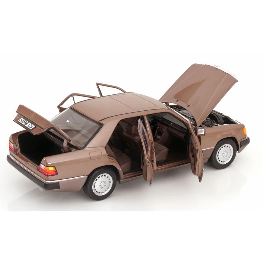 norev 1/18 Mercedes Benz 230E W124 Saloon 1989-1993 ライトブラウン
