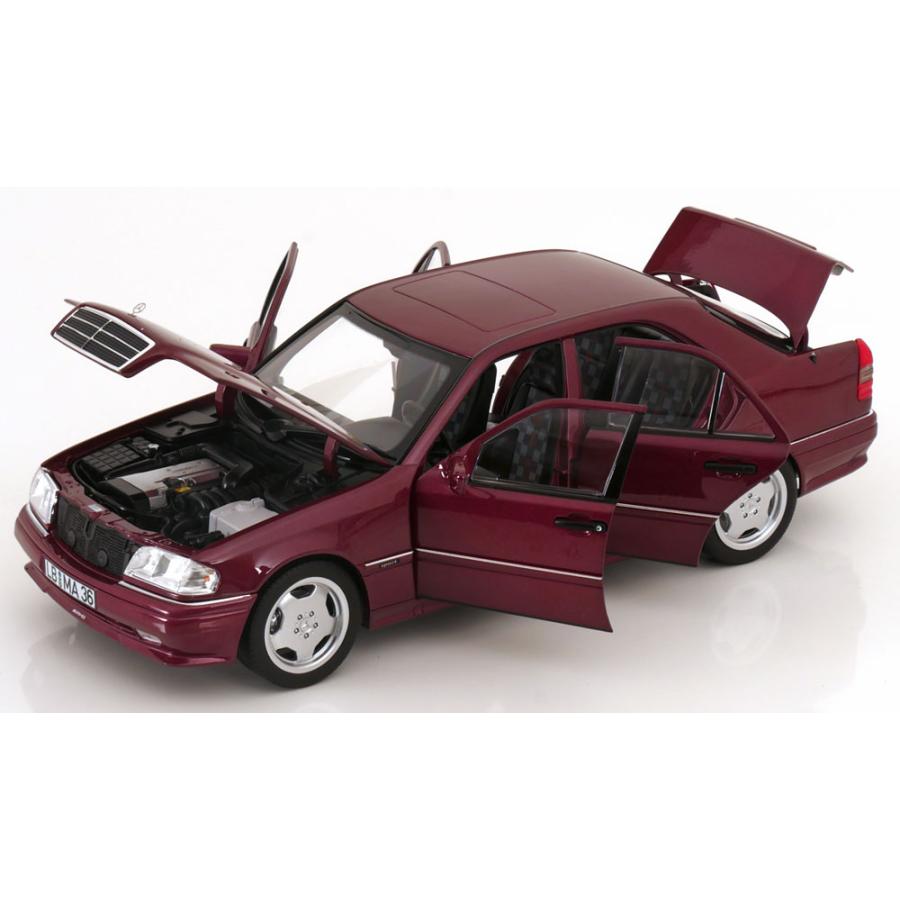 norev 1/18 Mercedes Benz C36 AMG (W202) 1993-1997 Almandine red