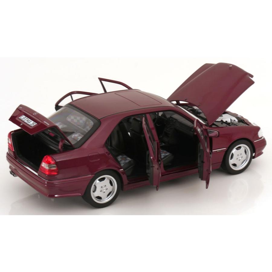 norev 1/18 Mercedes Benz C36 AMG (W202) 1993-1997 Almandine red メルセデス ベンツ ノレブ ディーラー限定品の画像