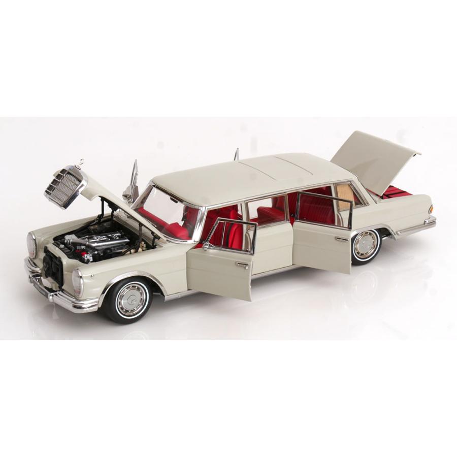 NZG 1/18 Mercedes Benz 600 Pullman W100 1963-1981 ホワイトグレー
