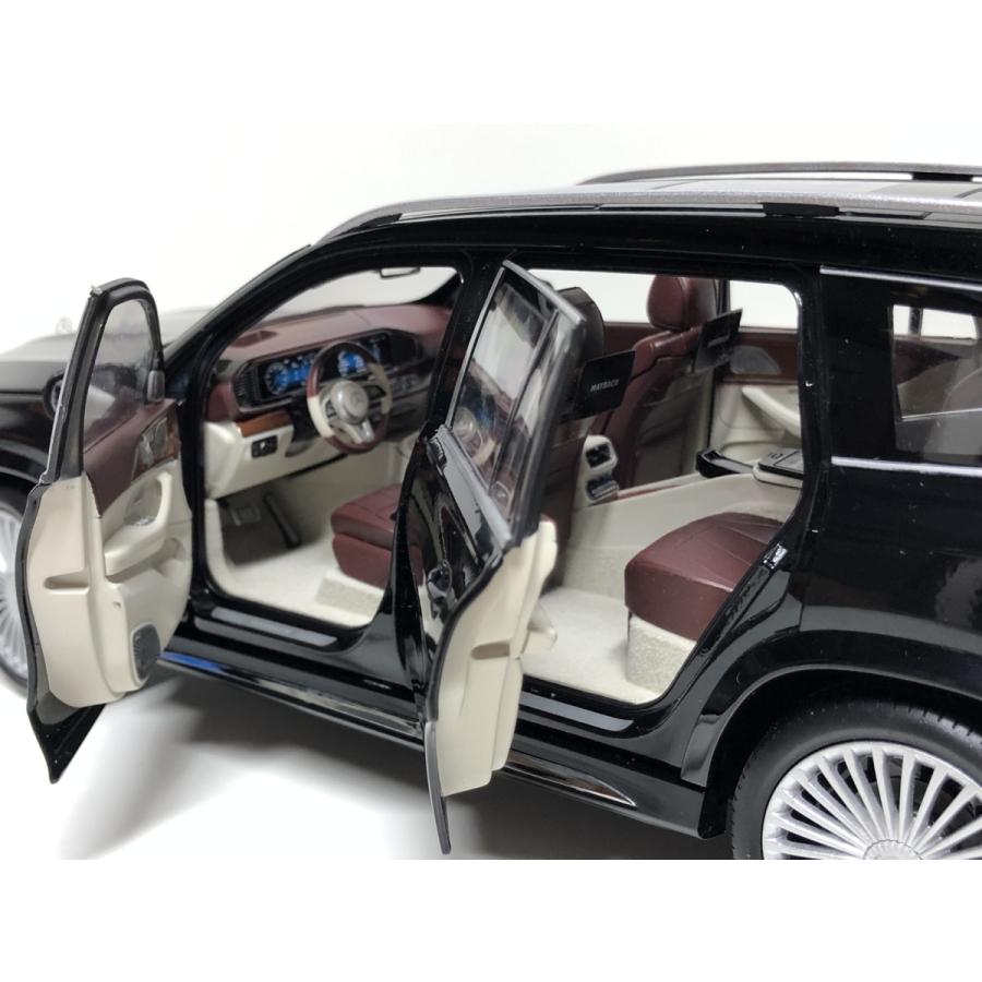 Jadi 1/18 Mercedes Benz Maybach GLS 600 4Matic obsidian black