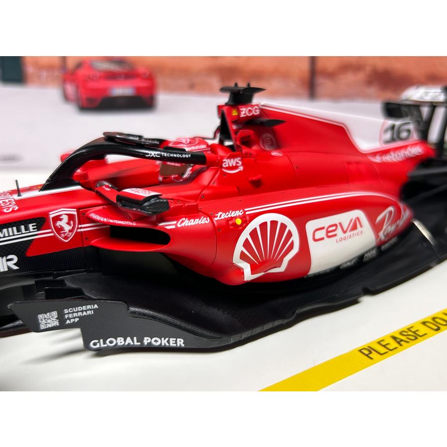 B.B.R BBR 1/18 Ferrari SF23 Las Vegas GP 2023 C.Leclerc B.B.R BBR 1/18 Ferrari SF23 Las Vegas GP 2023 C.Leclerc