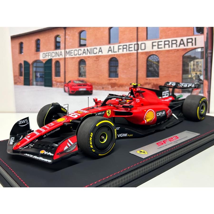 B.B.R BBR 1/18 Ferrari SF23 GP Belgium SPA 2023 C. Sainz