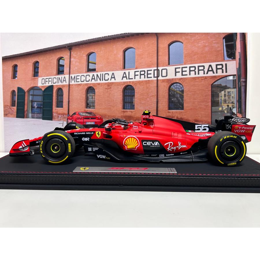 B.B.R BBR 1/18 Ferrari SF23 GP Belgium SPA 2023 C. Sainz
