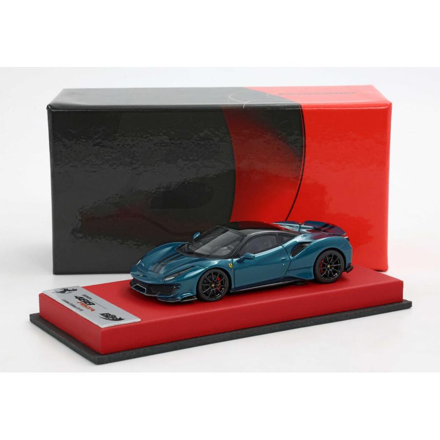 B.B.R 特別版 BBR 1/43 Ferrari 488 Pista Blu Capri BBRC202BCG