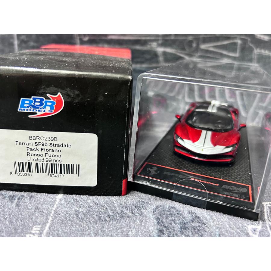 B.B.R BBR 1/43 Ferrari SF90 Stradale Assetto Fiorano Rosso fuoco