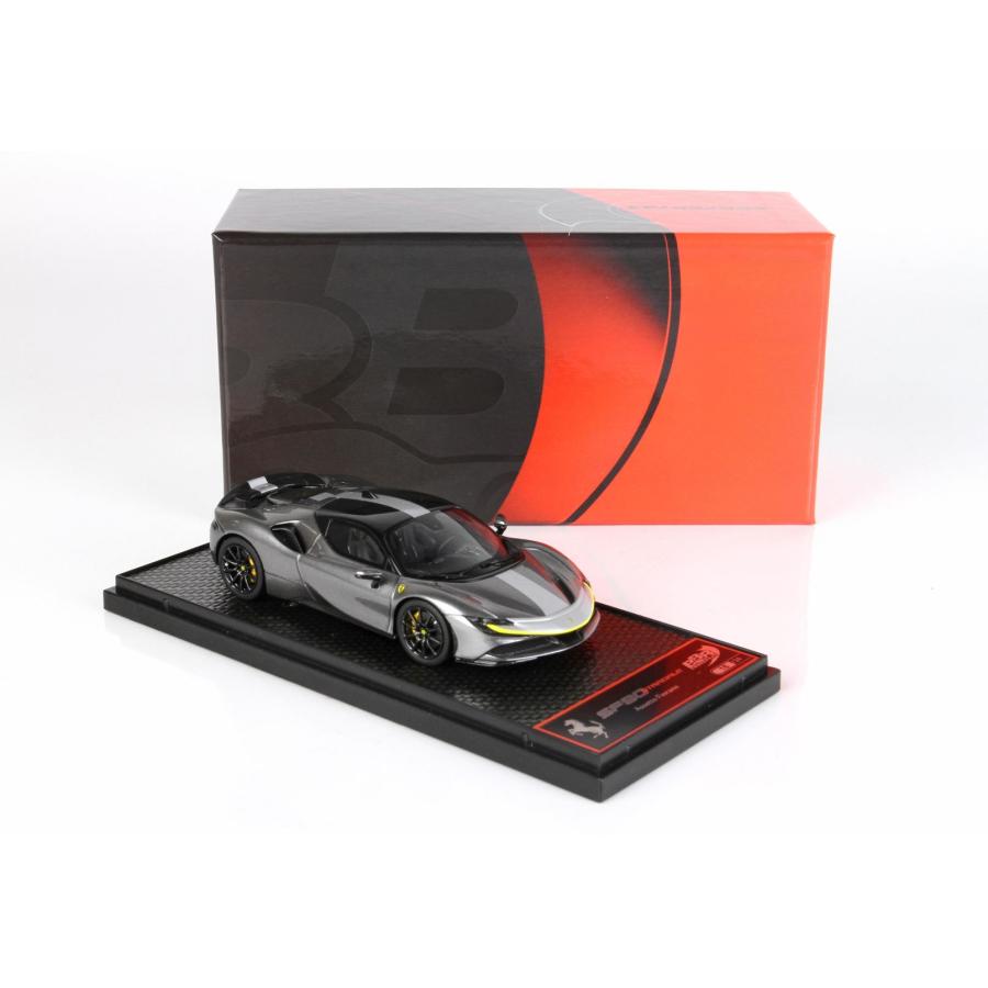 B.B.R BBR 1/43 Ferrari SF90 Stradale PACK FIORANO Grigio ferro