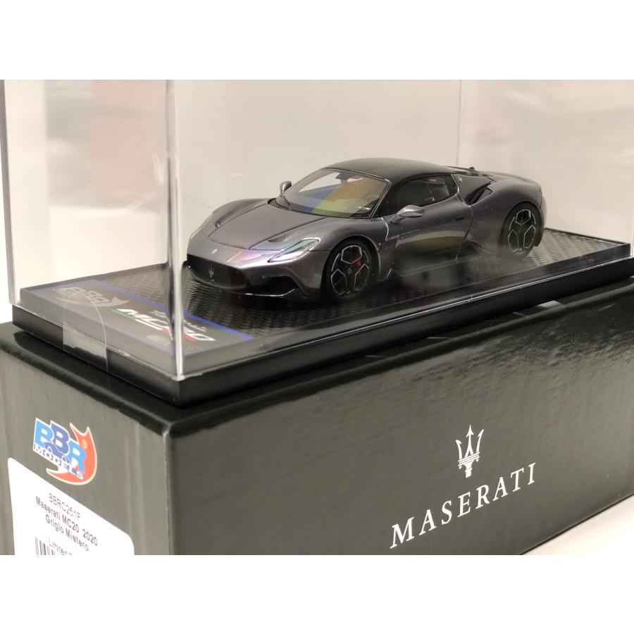 B.B.R BBR 1/43 Maserati MC20 Grigio Mistero マセラティ BBRC251F