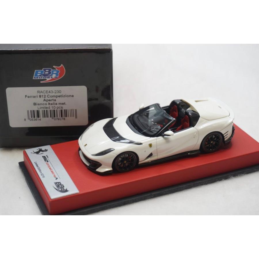 B.B.R 特別版 BBR 1/43 Ferrari 812 Competizione A Bianco Italia