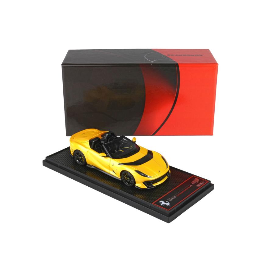 フェラーリコレクション　ミニカー1/43 ルックスマート 1/43 フェラーリ 812 コンペティツィオーネA イエロー