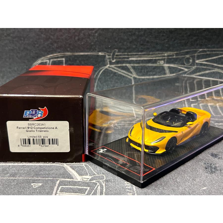 B.B.R BBR 1/43 Ferrari 812 Competizione A Giallo tristrato