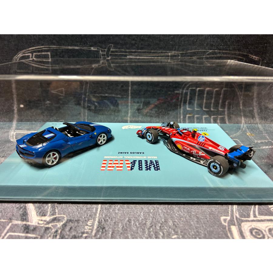 B.B.R 希少品！ BBR 1/43 Ferrari SF-24 296 GTS Miami GP 2024