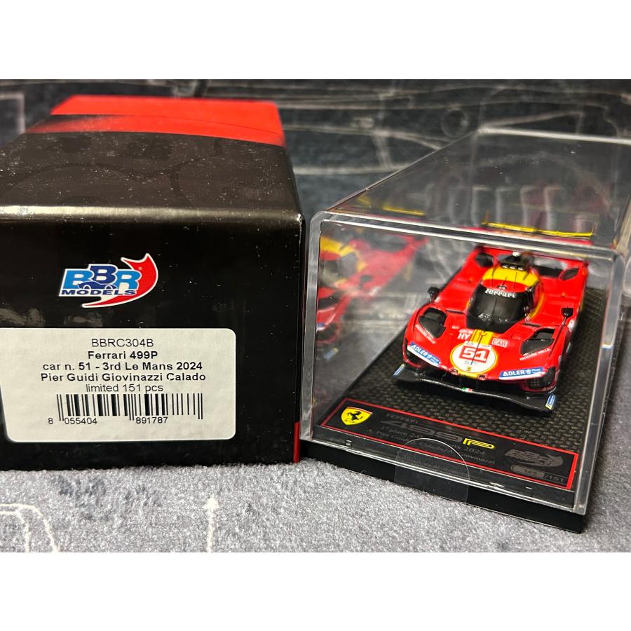 B.B.R 最新作！ BBR 1/43 Ferrari 499P #51 Le Mans 2024 Pier Guidi