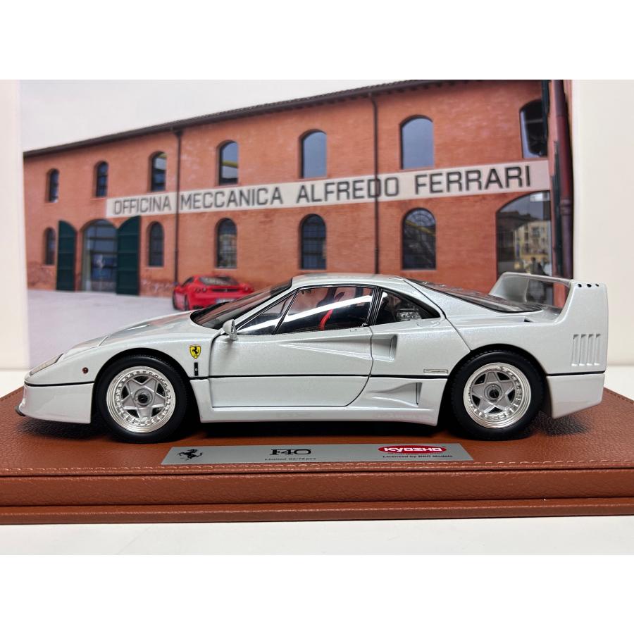 B.B.R BBR 京商 1/18 Ferrari F40 メタリックホワイト B.B.R BBR 京商 1/18 Ferrari F40 メタリックホワイト