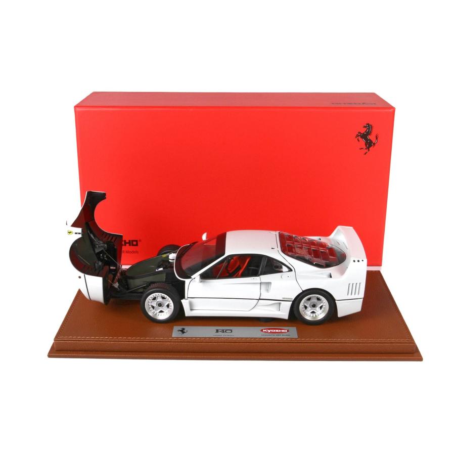 ＜予約品＞　BBR　京商　1/18 Ferrari F40 メタリックホワイト　フェラーリ　ダイキャスト製｜garage-forza｜06