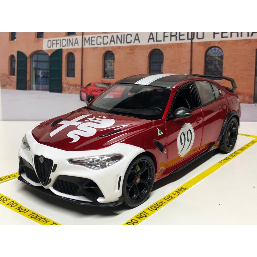 １周年記念セール Burago 1/18 ALFA ROMEO GIULIA GTAm 2020 Alfa red
