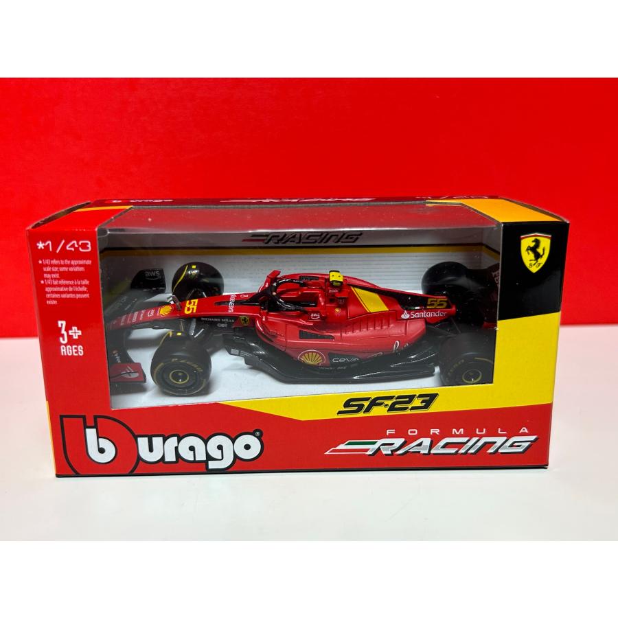 Bburago（ブラーゴ） Burago 1/43 Ferrari F1 SF-23 #55 POLE POSITION