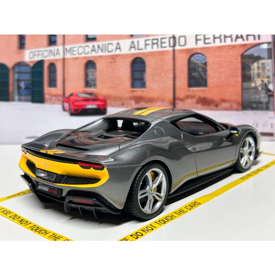 Burago フェラーリ 296 GTB アセット フィオラノ 1/18 グレー Bburago Burago 1/18 Ferrari 296 GTB ASSETTO FIORANO グレー
