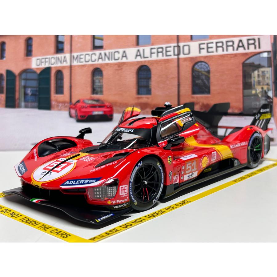 ＜予約品＞　Burago 1/18 Ferrari 499P AF CORSE  #51 ALESSANDRO PIER GUIDI-JAMES CALADO-ANTONIO GIOVINAZZI　フェラーリ　ブラーゴ｜garage-forza｜06