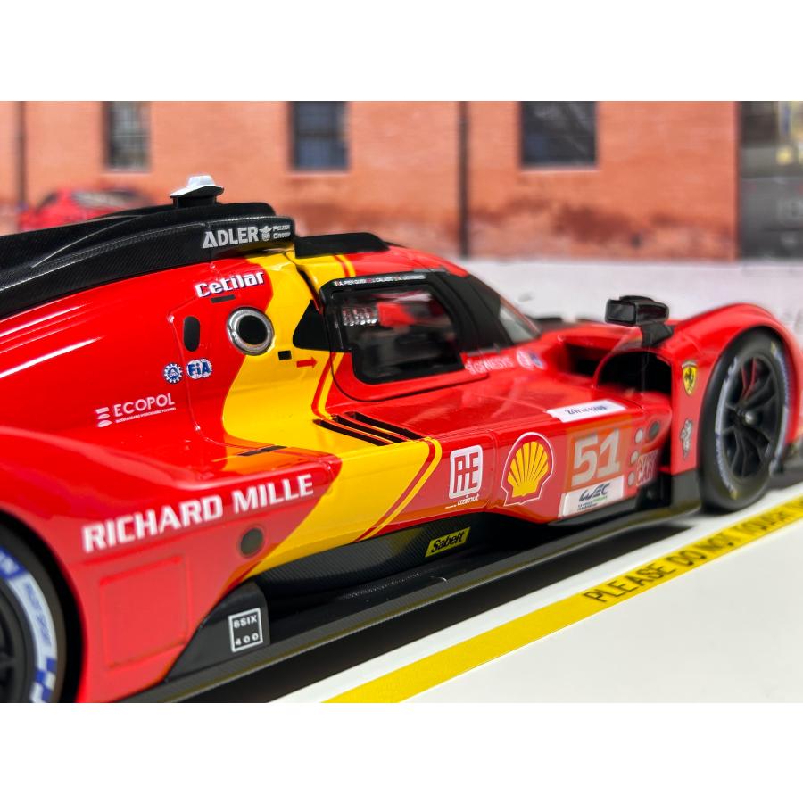 ＜予約品＞　Burago 1/18 Ferrari 499P AF CORSE  #51　フェラーリ　ブラーゴ　ミニカー　ルマン｜garage-forza｜10