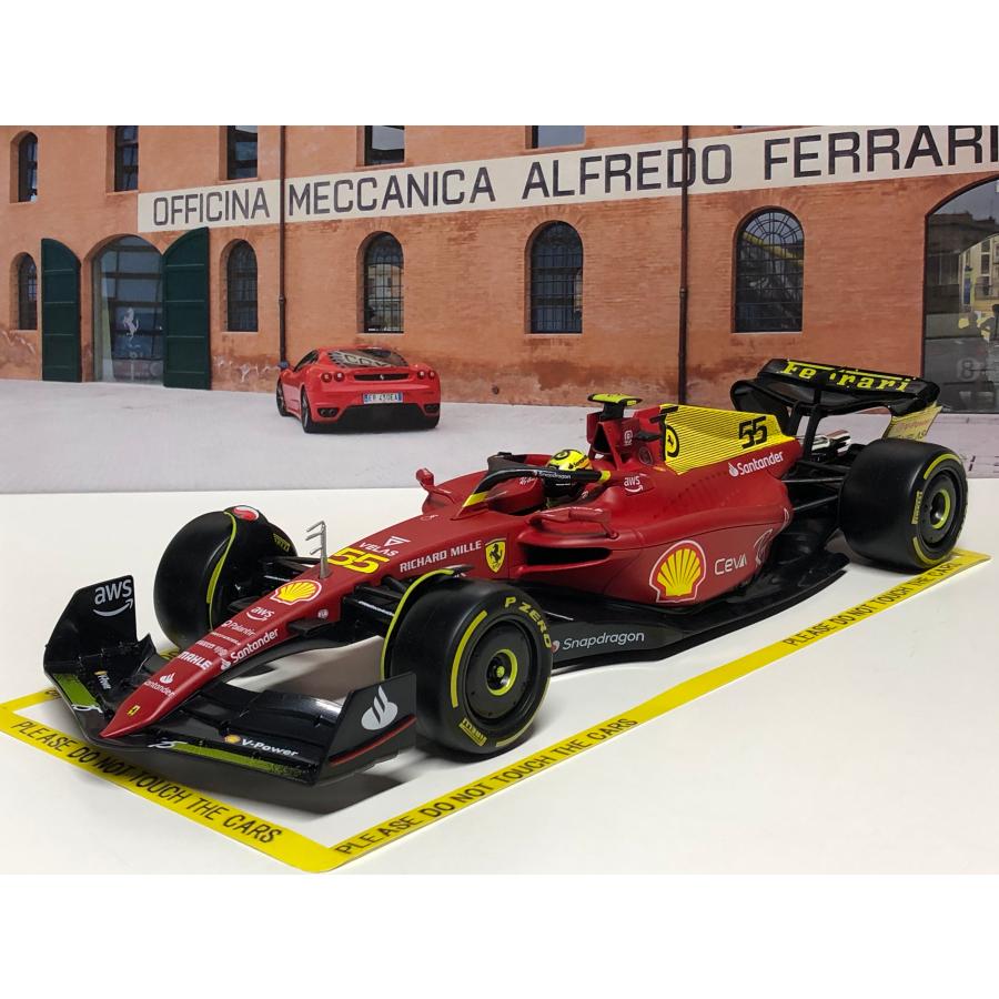 buragoブラーゴFerrariフェラーリ フォーミュラ レーシングまとめ売り Bburago（ブラーゴ） セール品 Burago 1/18 Ferrari F1 75 #55 CARLOS