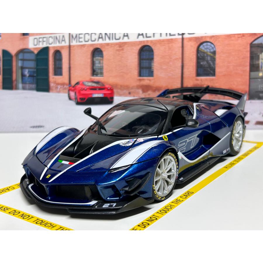 Bburago（ブラーゴ） Burago 1/18 Ferrari FXX K EVO #27 Blue tour de