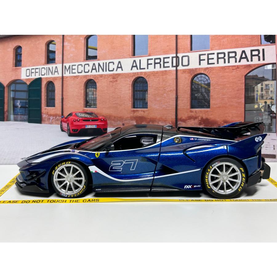 Bburago（ブラーゴ） Burago 1/18 Ferrari FXX K EVO #27 Blue tour de