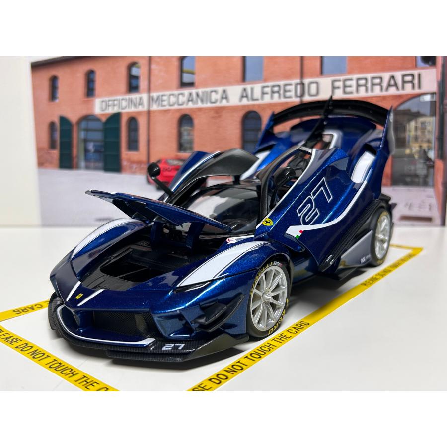 Burago 1/18 Ferrari FXX K EVO #27 Blue tour de france　フェラーリ　ブラーゴ　ミニカー｜garage-forza｜06