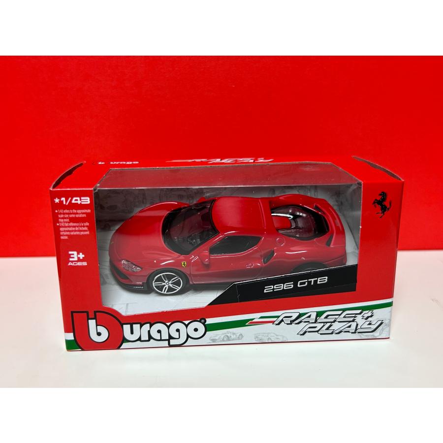 Bburago Burago 1/43 Ferrari 296 GTB レッド フェラーリ Bburago Burago 1/43 Ferrari 296 GTB レッド フェラーリ