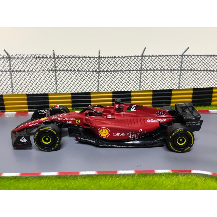 Bburago（ブラーゴ） Burago 1/43 Ferrari F1 75 #16 CHARLES LECLERC