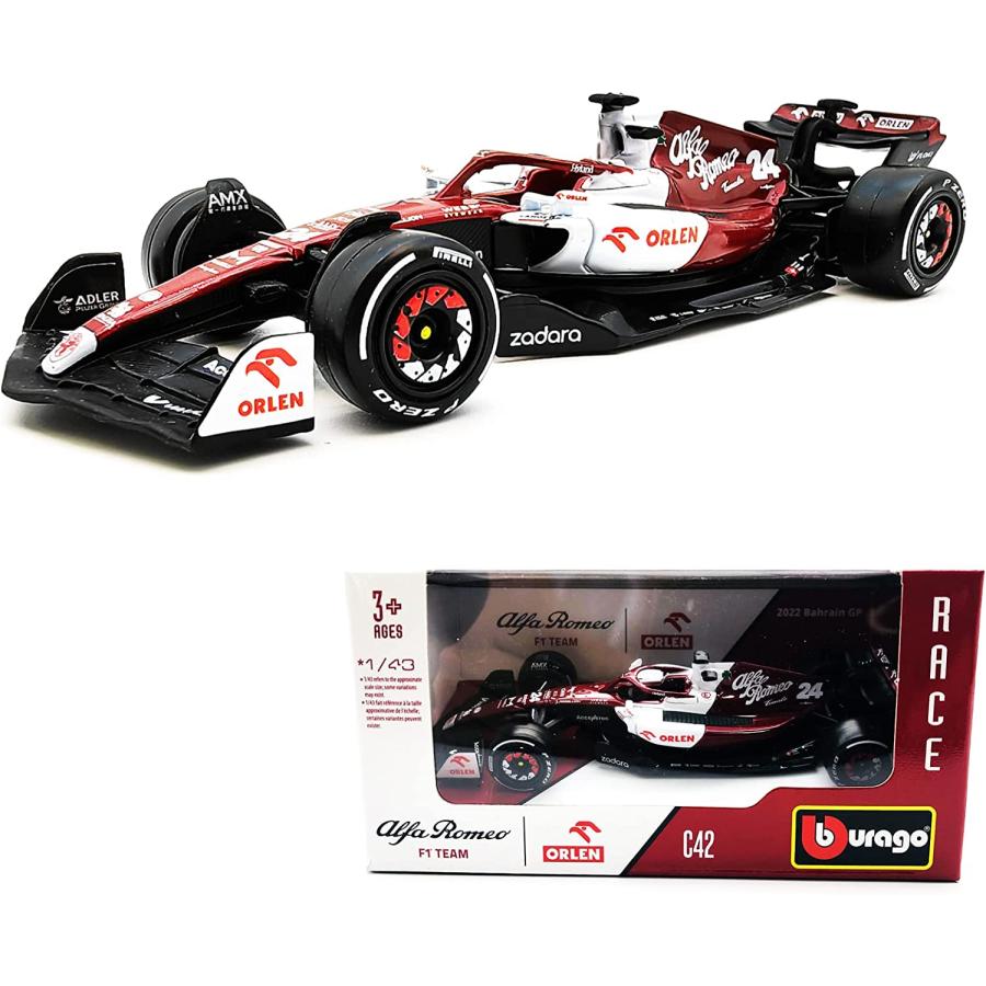 Bburago 予約品 Burago 1/43 ALFA ROMEO F1 C42 #24 BAHRAIN GP