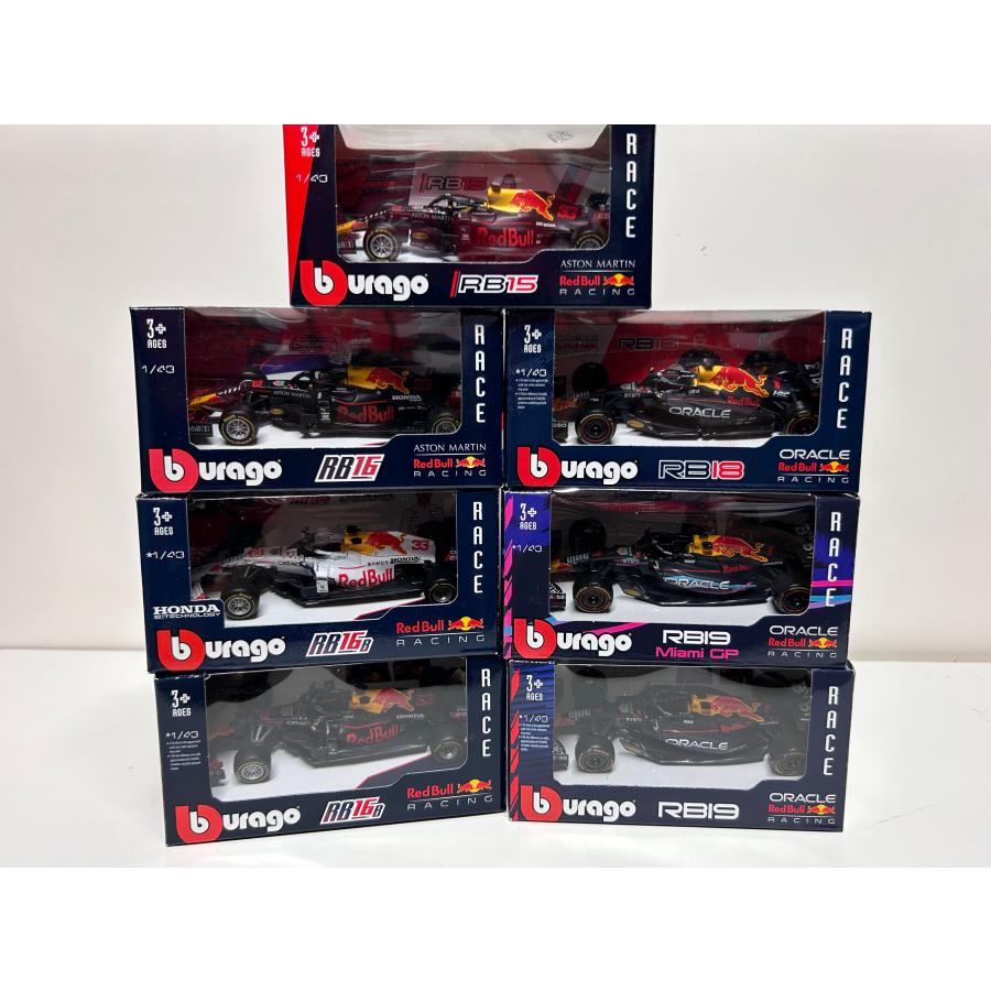 Bburago 特別版 burago 1/43 Red bull F1 展示フルセット マシン Bburago 特別版 burago 1/43 Red bull F1 展示フルセット マシン