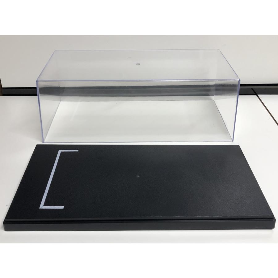 1/18 ミニカー ディスプレイケース 台座セット グリッド : Garage