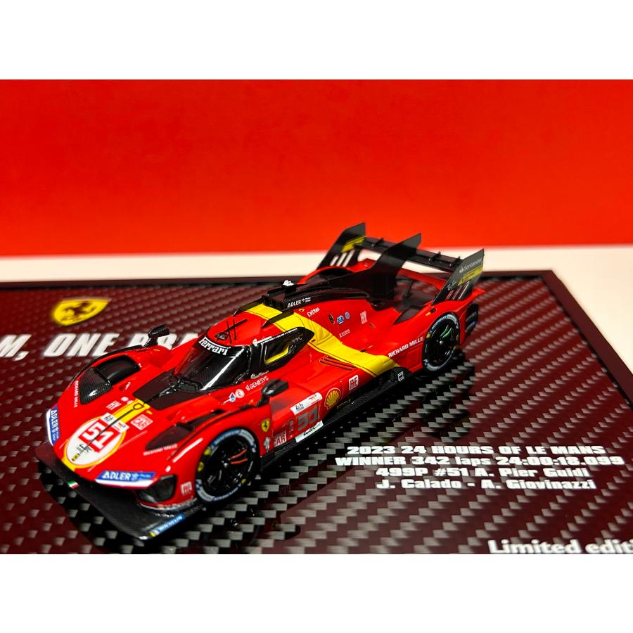 B.B.R 特別限定版 BBR 1/43 Ferrari 499P SF 23 GP Italy Monza