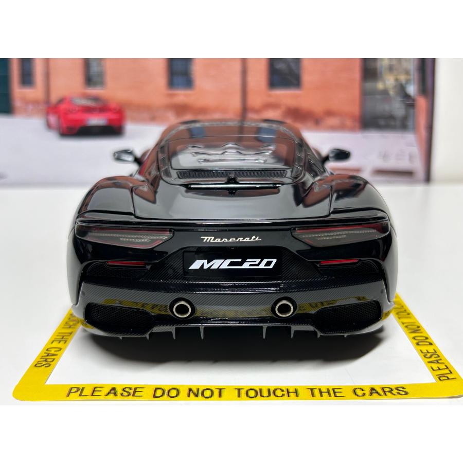 BBR Maserati MC20 Noir Enigma 1/18 - Modèle Réduit En Zamak Avec Boîte Et Support | Collection Voiture Sport