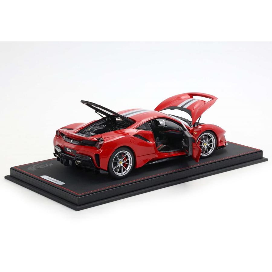 【新品未使用】『購入者限定』448 pista ミニカー フェラーリ B.B.R ＜予約品＞ BBR 1/18 Ferrari 488 PISTA Rosso Corsa