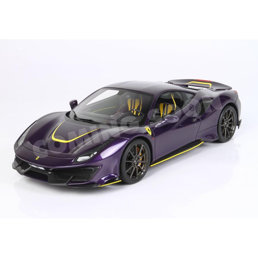B.B.R ＜予約品＞ BBR 1/18 Ferrari 488 PISTA Violet Hong Kong